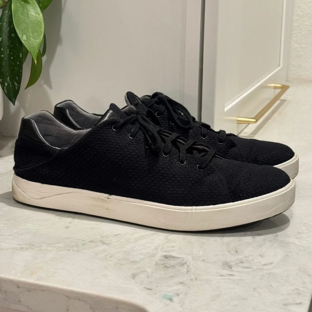 OluKai‎ Lae'ahi Li Sneaker Mens 11.5 Black Drop-In Heel 10445-LRLR Boat Fishing